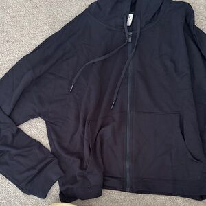 90 Degree By Reflex Men's Zip Up Black Sweater